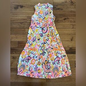 JB Julie Brown NYC Floral Tiered Maxi Dress, large